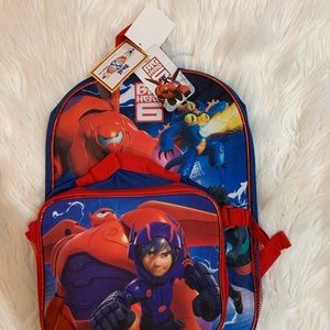 Big Hero 6 Backpack and Lunchbag